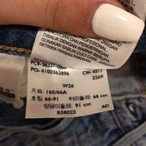 Levi's Shorts - Levi high waisted denim shorts Levi's Shorts - Levi high waisted denim shorts